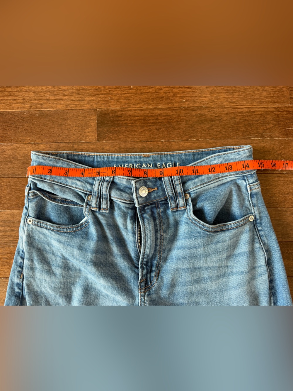 American Eagle High Rise Wide Leg Cargo Jeans - Picture 4 of 12